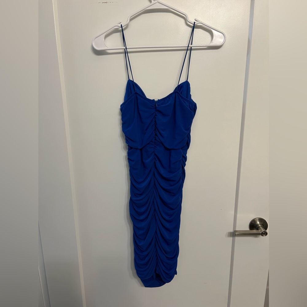 Princess Polly Blue Runched Bodycon Dress - Picture 6 of 9